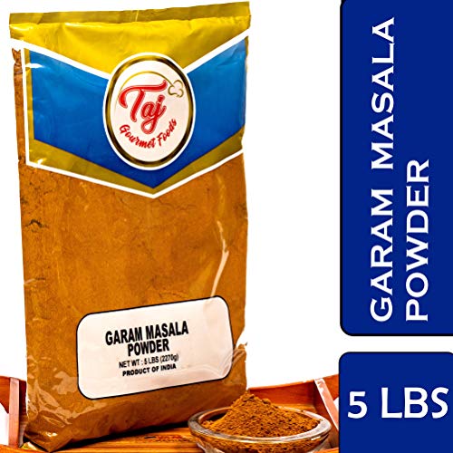 Taj Premium Indian Garam Masala Powder, 5-Pounds Bulk Pack