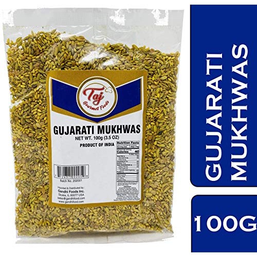 Taj Premium Indian Gujarati Mukhwas Mouth Freshener, Digestive