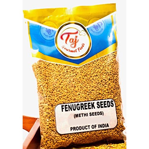 Taj Premium Indian Methi Seeds, Fenugreek Seeds, Trigonella Foen