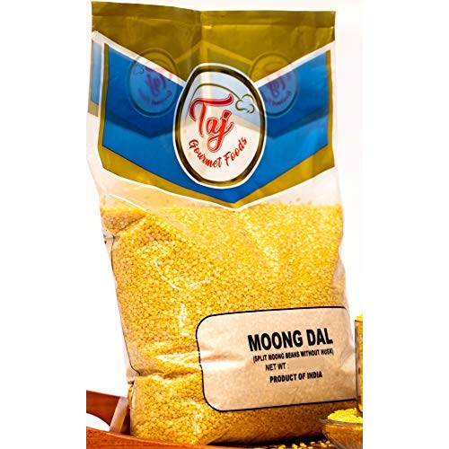 Taj Premium Indian Moong Dal Mung Lentils 4-Pounds