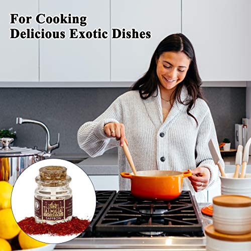 Taj-Mahal Spanish Saffron Pure Threads Spice - Crocus Sativus Co