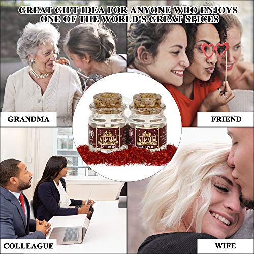 Taj-Mahal Spanish Saffron Pure Threads Spice - Crocus Sativus Co