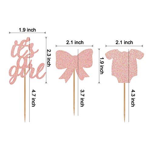Tajiaa 48 Pcs Cupcake Toppers Baby Jumpsuits Cupcake Picks For B