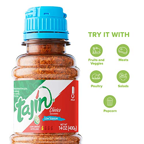 Tajín Clásico Chile Low Sodium Lime Seasoning 5 Oz