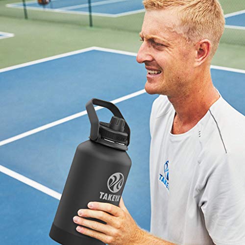 Takeya Newman Pickleball Insulated Water Bottle With Sport Straw