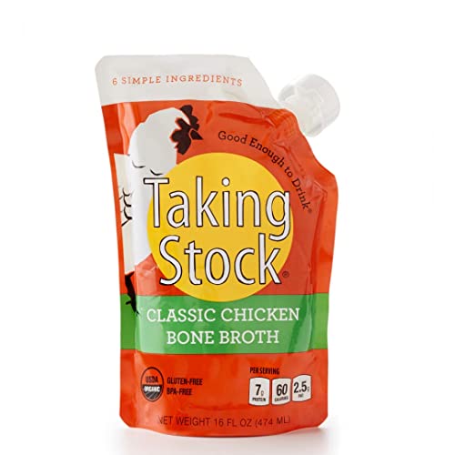 Taking Stock Classic Chicken Bone Broth | Organic, Bpa Free, Gl
