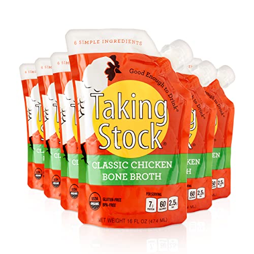 Taking Stock Classic Chicken Bone Broth | Organic, Bpa Free, Gl