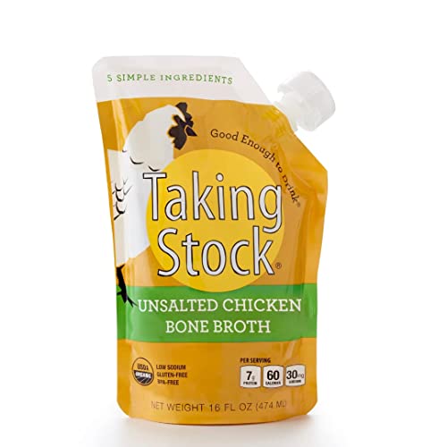 Taking Stock Unsalted Chicken Bone Broth | Organic, Bpa Free, G