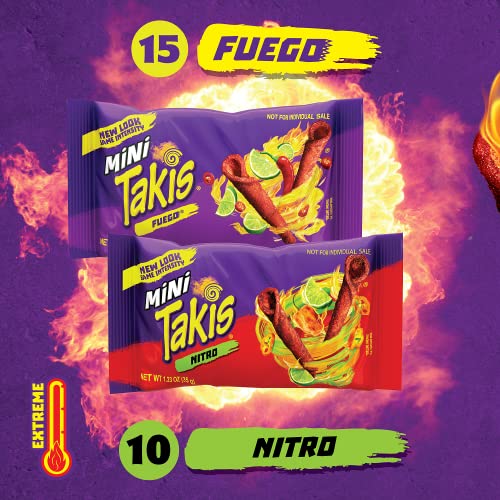 Barcel Mini Takis - Crunchy Rolled Tortilla Chips – Nitro And Fu