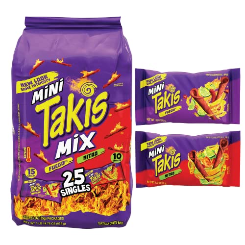 Barcel Mini Takis - Crunchy Rolled Tortilla Chips – Nitro And Fu