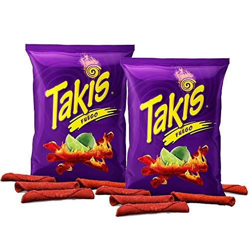 Takis Fuego Hot Chili Pepper &Amp; Lime Tortilla Chips, 4Oz Bag 2-P Takis Fuego Hot Chili Pepper &Amp; Lime Tortilla Chips, 4Oz Bag 2-P
