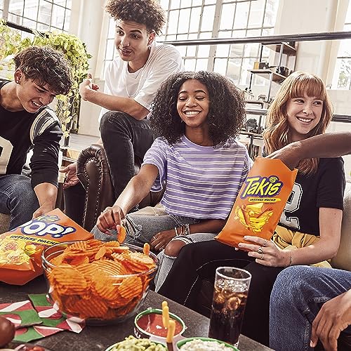 Takis Intense Nacho 17 oz Fiesta Size Bag, Cheese Flavored Non-S... Takis Intense Nacho 17 oz Fiesta Size Bag, Cheese Flavored Non-S...