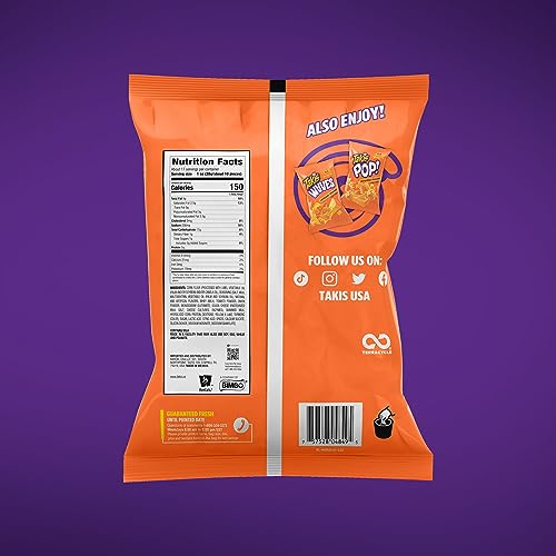 Takis Intense Nacho 17 oz Fiesta Size Bag, Cheese Flavored Non-S... Takis Intense Nacho 17 oz Fiesta Size Bag, Cheese Flavored Non-S...