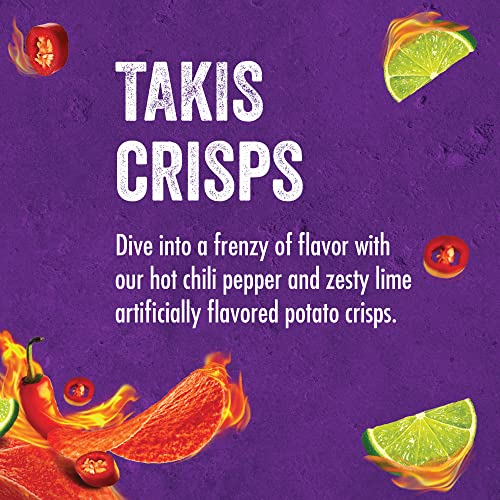 Takis Potato Crisp Fuego Flavor Canister, 5.5 Oz, 15 Count