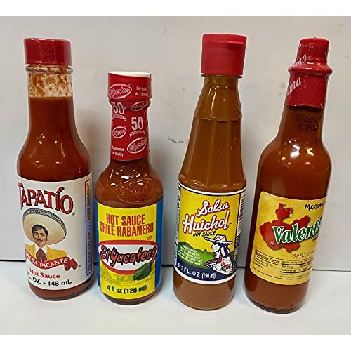 Mexican Hot Sauce Bottle Bundle 5 Pcs