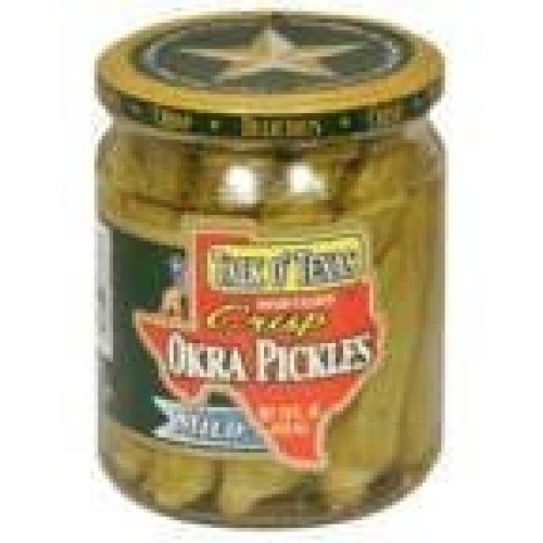 Talk O Texas Crisp Okra Pickles Mild 16 Oz Pack Of 3 By Talk