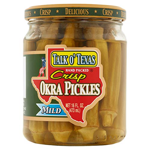 Talk O Texas Okra Pickled Mild 2 Count Pack Of 2