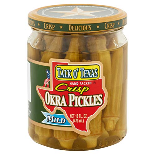 Talk O Texas Okra Pickled Mild 2 Count Pack Of 2