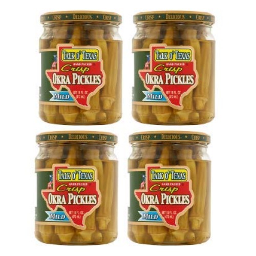 Talk O Texas Okra Pickled Mild 2 Count Pack Of 2