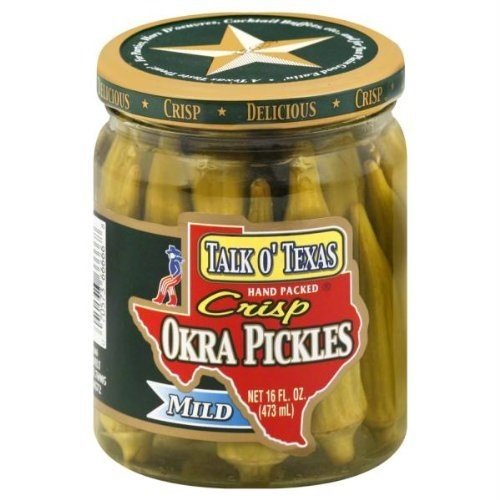 Talk O Texas Okra Pickled Mild Pack Of 2