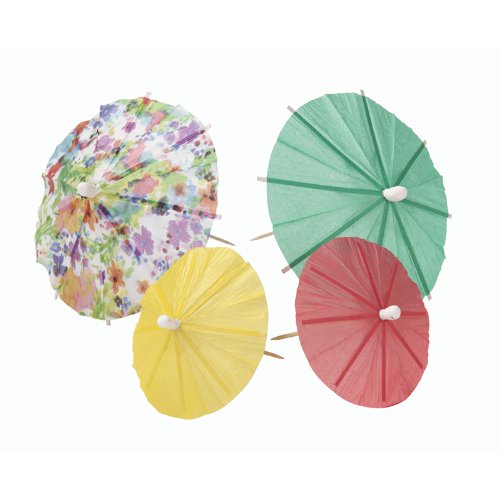 Talking Tables Floral Fiesta Floral Paper Drinks Parasols For A