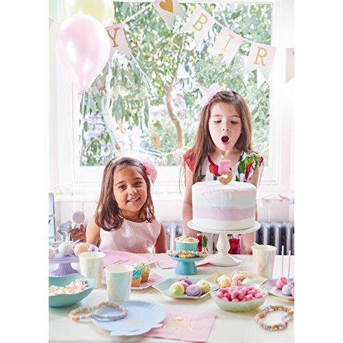 Talking Tables Bday 5 Birthday Candle Cake Topper, Height 8Cm, 3