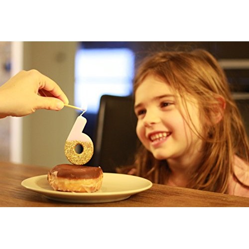 Talking Tables Bday 5 Birthday Candle Cake Topper, Height 8Cm, 3