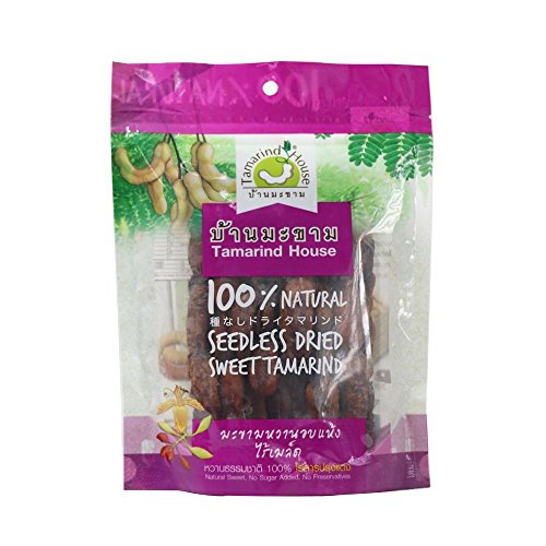 Seedless Dried Sweet Tamarind Snack Natural Real Herbal Fruit Ne