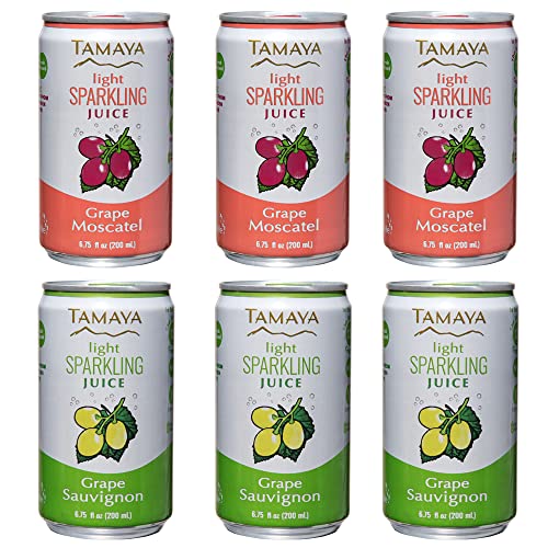 Tamaya Light Sparkling Grape Juices, Mix Discovery Case, NFC, No...