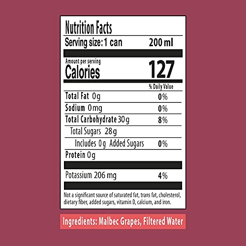 Tamaya Malbec Grape Juice, Nfc, Not From Concentrate, 125 Fresh