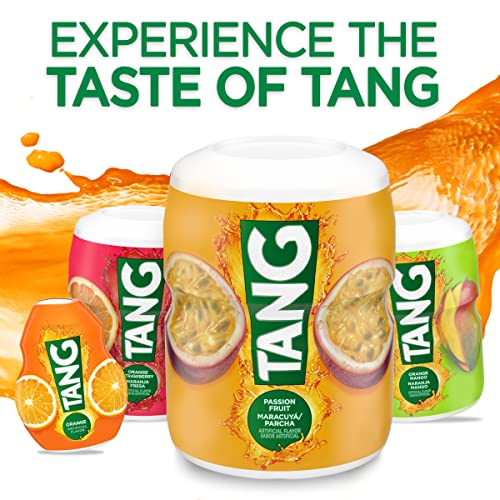 Tang Passion Fruit Powdered Drink Mix With Vitamin C 18 Oz Cani