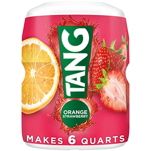Tang Powdered Soft Drink Mix, Orange Strawberry, 18 Oz Jar