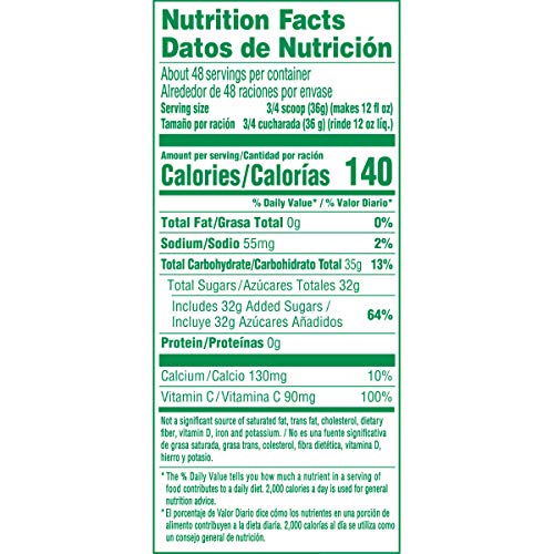 Tang Jumbo Orange Drink Mix, 58.9 Oz Canisters Pack Of 2