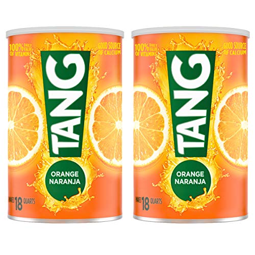 Tang Jumbo Orange Drink Mix, 58.9 Oz Canisters Pack Of 2