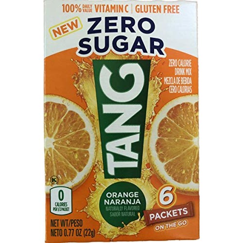 Tang On The Go! Orange Naranja Vitamin C Drink Mix 6 Packets Pa