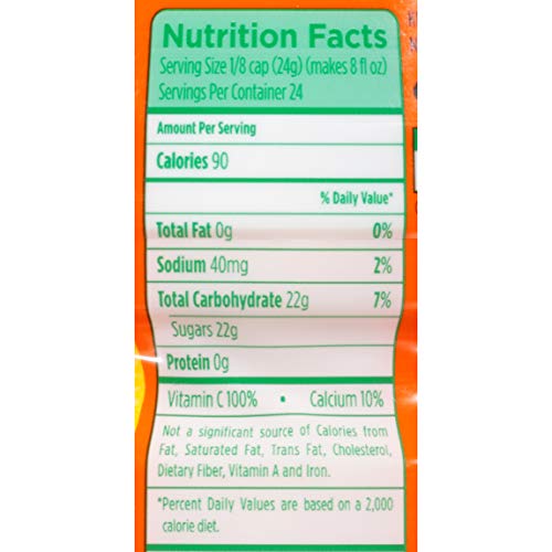 Tang Orange Powdered Drink Mix, Makes 6 Quarts 20Oz Canister, P