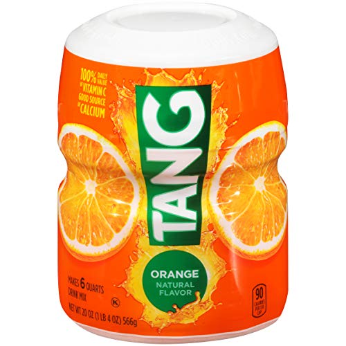 Tang Orange Powdered Drink Mix, Makes 6 Quarts 20Oz Canister, P