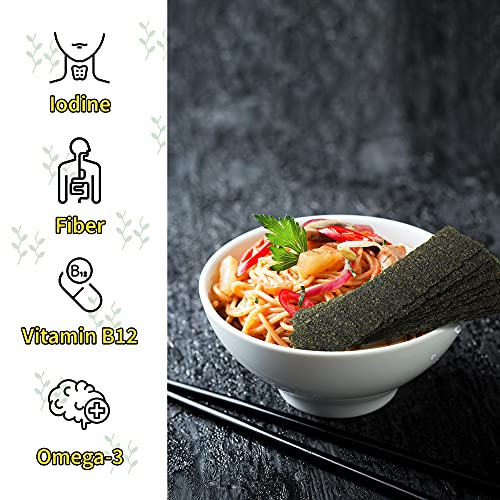 Crispy Dried Seaweed Snack Crisps by Tao Kae Noi | Thai Seaweed ...