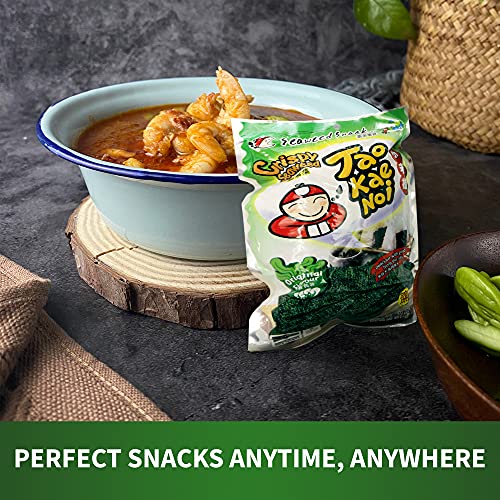 Crispy Dried Seaweed Snack Crisps by Tao Kae Noi | Thai Seaweed ...