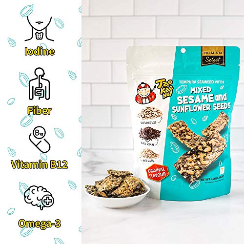 Tao Kae Noi Tempura Seaweed With Mixed Sesame And Sunflower Seed