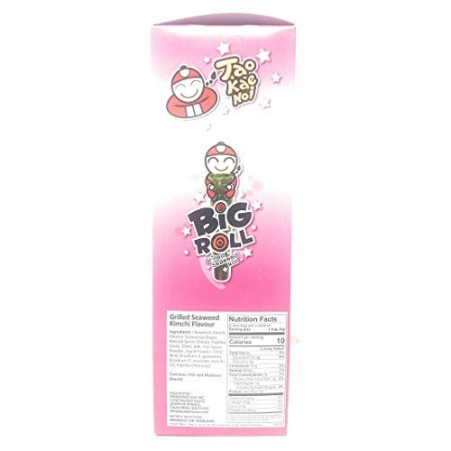 Tao Kae Noi Big Roll Grilled Seaweed Roll Kimchi Flavored 27G, 3