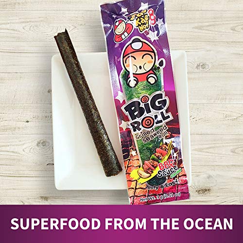 Tao Kae Noi Grilled Seaweed Big Roll Bbq Sauce Flavour, 6 X 3 G