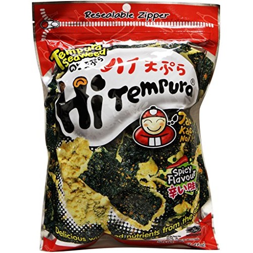 Tao Kae Noi Hi Tempura Seaweed Spicy Flavor, 1.41Oz X 6Packs