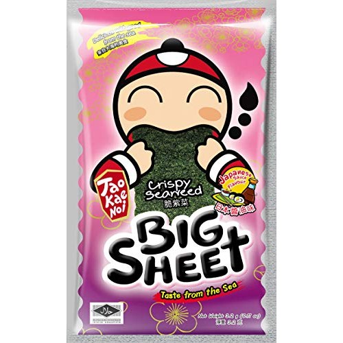 Tao Kae Noi Seaweed Snack Big Sheet 3.2G Crispy Seaweed Japanese