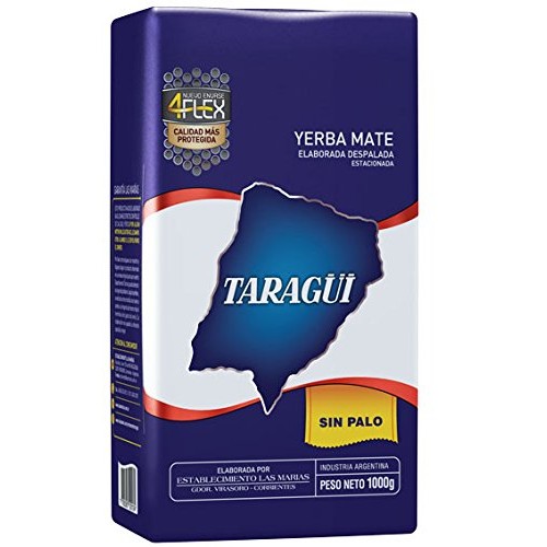 Taragui Yerba Mate Loose Leaf, 1000-Gram Packages Pack of 10