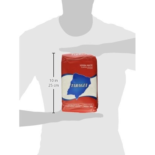 Taragui Yerba Mate Regular Blend, 2.2lb, Pack of 10