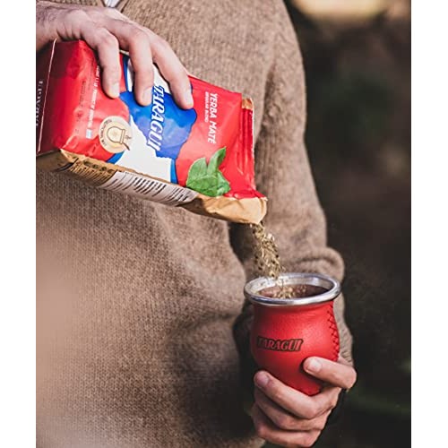 Taragüi Yerba Mate with Stems, 500 gr - 1.1 lbs Red Pack