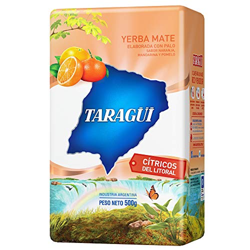Yerba mate Taragüi Orange or Pear or Passionfruit or Citric 500 ...