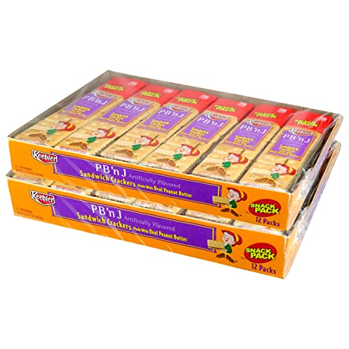 Keebler crackers, Toast and Peanut Butter and Jelly Flavored San...