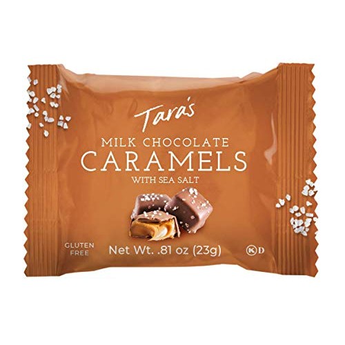 Taras Small Batch Milk Chocolate Covered Sea Salt Soft Caramels